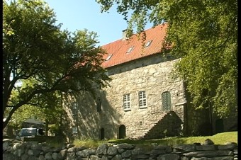 The attractive Medieval Monastery of Utstein