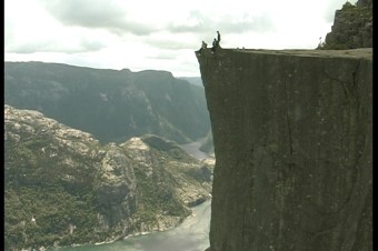 Trekking to Pulpit Rock