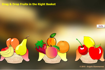 Trascina i Frutti nel Cestino